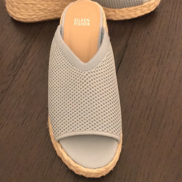 Eileen Fisher Tali platform wedges Sz 9 - Picture 6 of 7